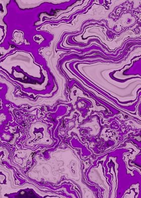 Purple oil spill