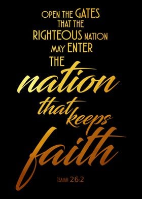 Nation Of Faith Gold