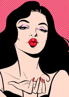 Pop art women 