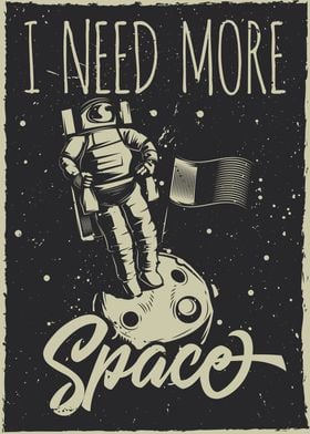 Space Astronaut Vintage 