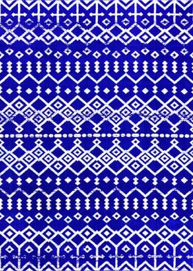 Blue Moroccan Fabric