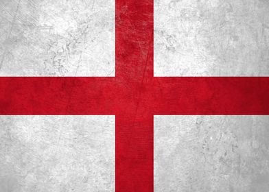 Flag of England on Wall