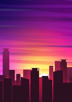 Cityscape Sunrise