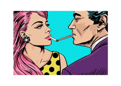 Comic Pop art style