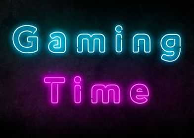 Gaming Time Neon