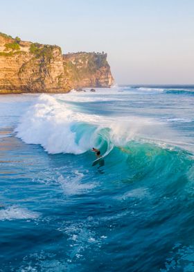 Big Wave Surfing in Bali