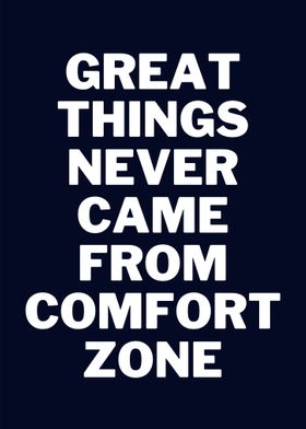 COMFORT ZONE QUOTE