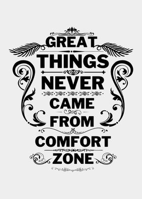 COMFORT ZONE QUOTE