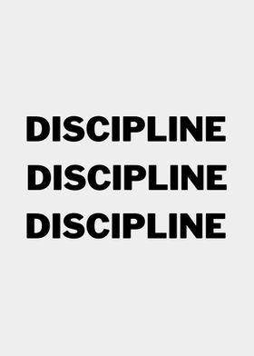 DISCIPLINE