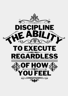 DISCIPLINE MOTIVATION