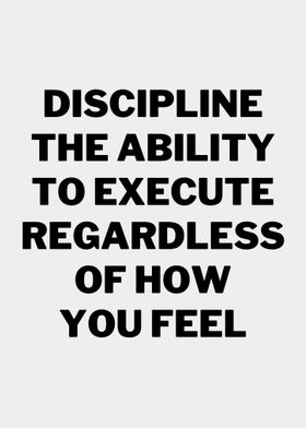 DISCIPLINE MOTIVATION