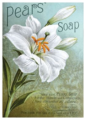 Vintage advertising soap