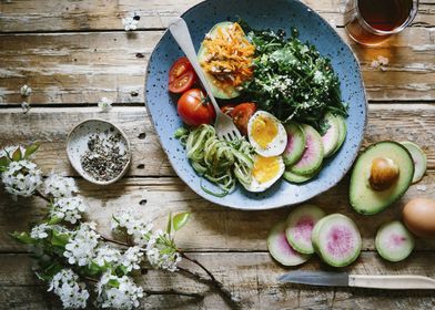 flat lay salat