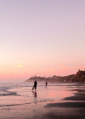 Sunset Surf Walk