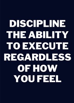 DISCIPLINE MOTIVATION