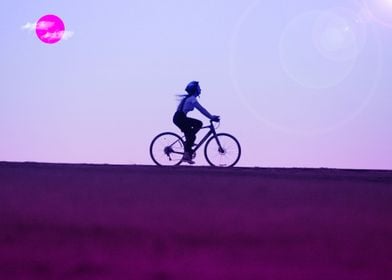 Silhouette Biker