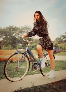Mona On A Bicycle