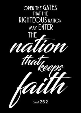 Nation Of Faith White