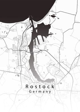 Rostock City Map