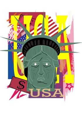 Statue of liberty with sku