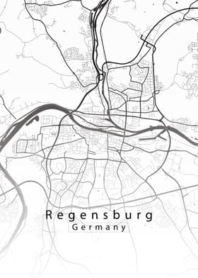 Regensburg City Map