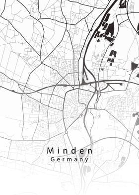 Minden City Map