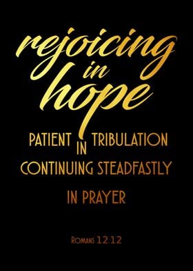 Rejoicing In Hope Gold