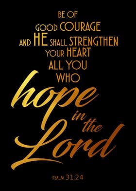 Hope In The Lord Gold