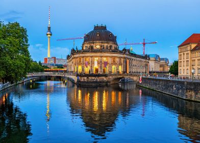 Evening in City of Berlin