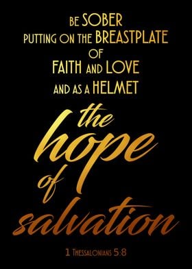 The Hope Of Salvation Gold