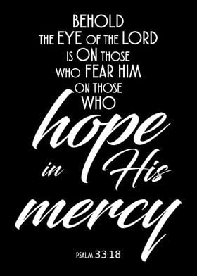 Hope In His Mercy White