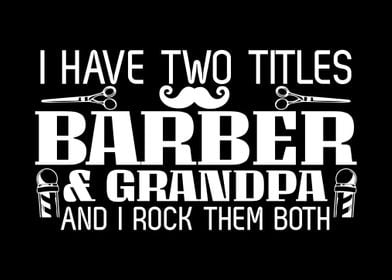 Barber Grandpa Hairstylist