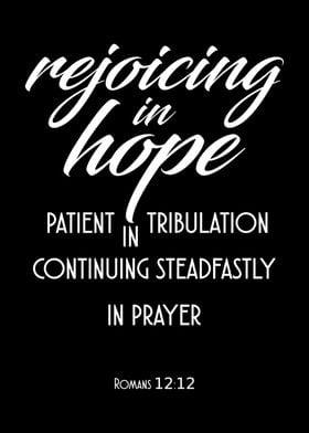 Rejoicing In Hope White