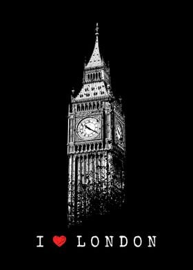 I Love London Big Ben UK