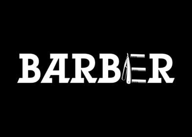 Barber Lettering Haircut