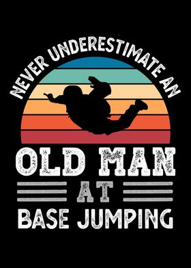 Old Man at Base jumping