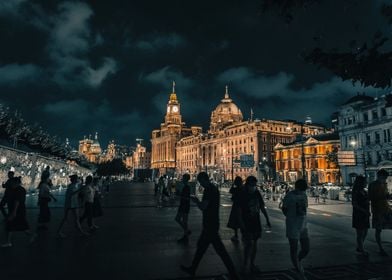 Nighttime in modern China