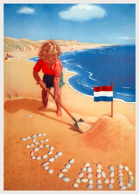 Holland Vintage Poster