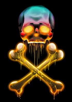 Skull and Crossbones Drip 