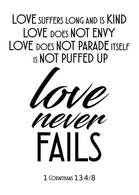 Love Never Fails