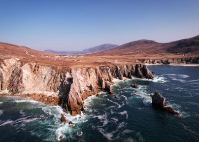 Scenic sea cliffs