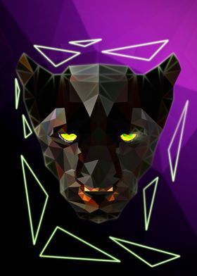 Geometric panther