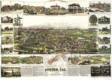 Map of Auburn California