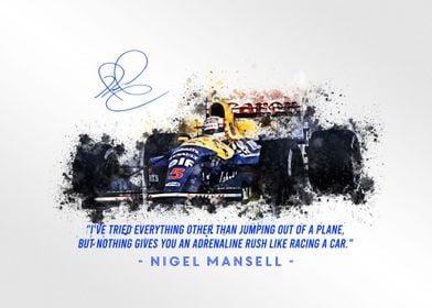 Nigel Mansell 1992 Car