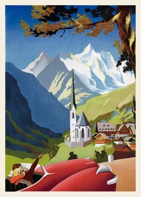 Austria Vintage Poster