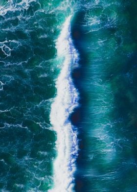 Blue Ocean Waves