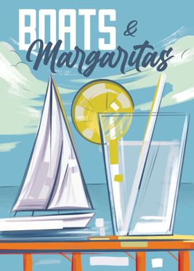 Boats Margaritas advertise