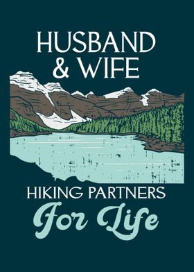 Husband And Wife Hiking