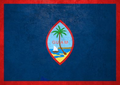 Flag of Guam on Wall