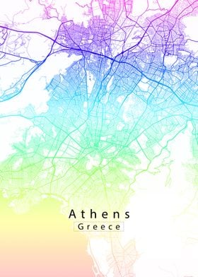 Athens City Map